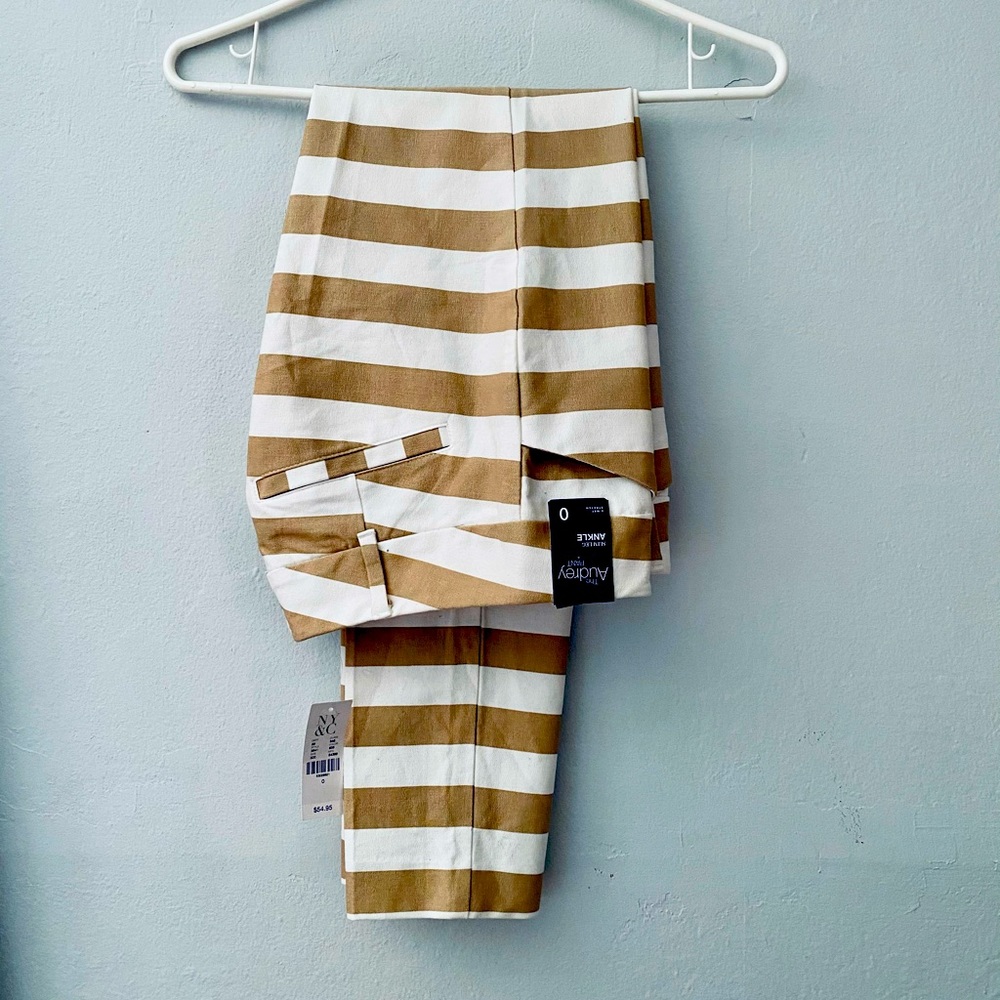 Stripes Ankle Pants - New with tag